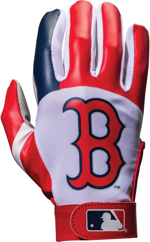 Red youth cheap batting gloves