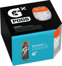 CUSTOMIZE YOUR OWN BOTTLE Gatorade GX Red Bottle 30oz with one 4 pack pods