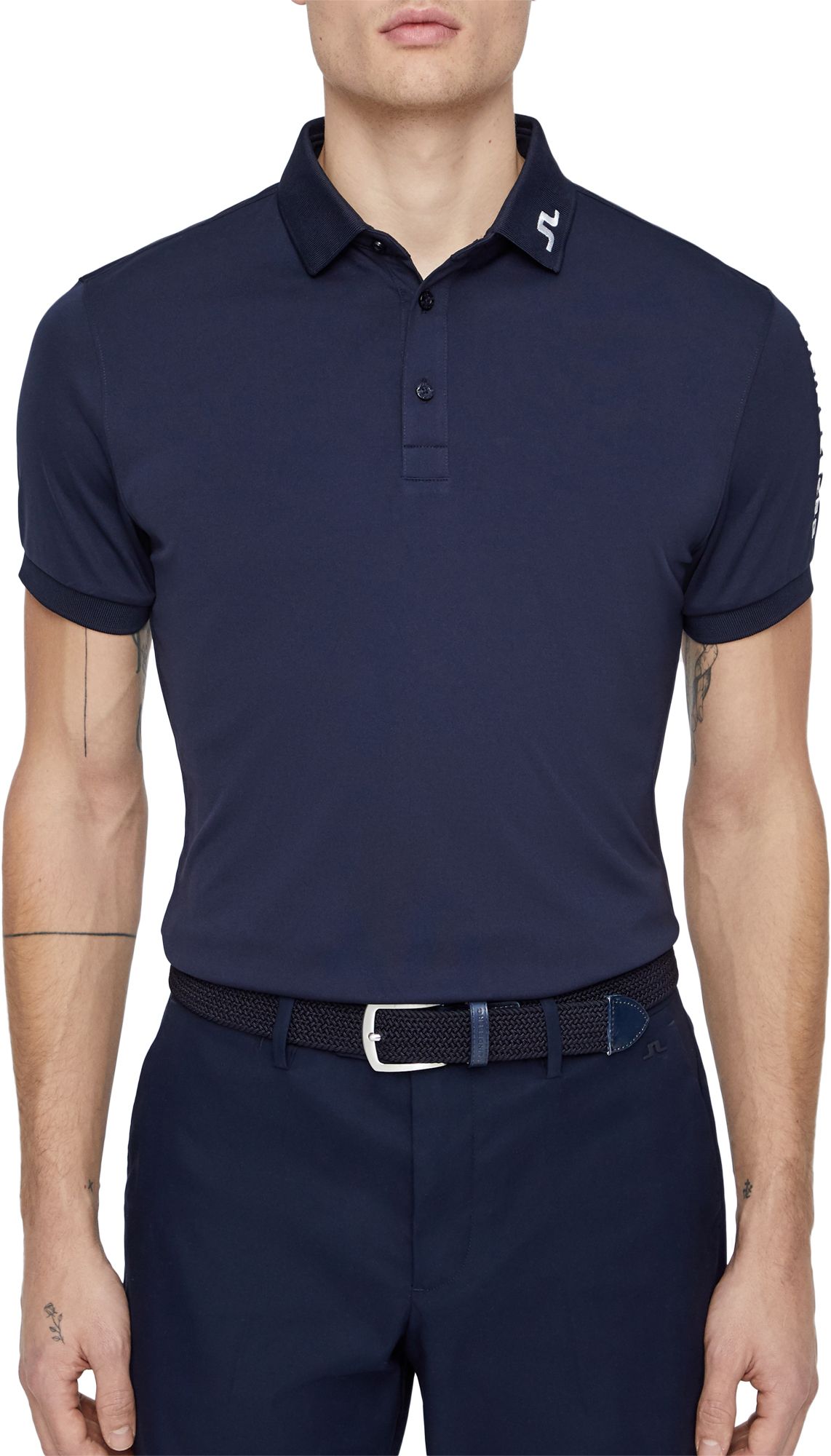 slim fit golf polo