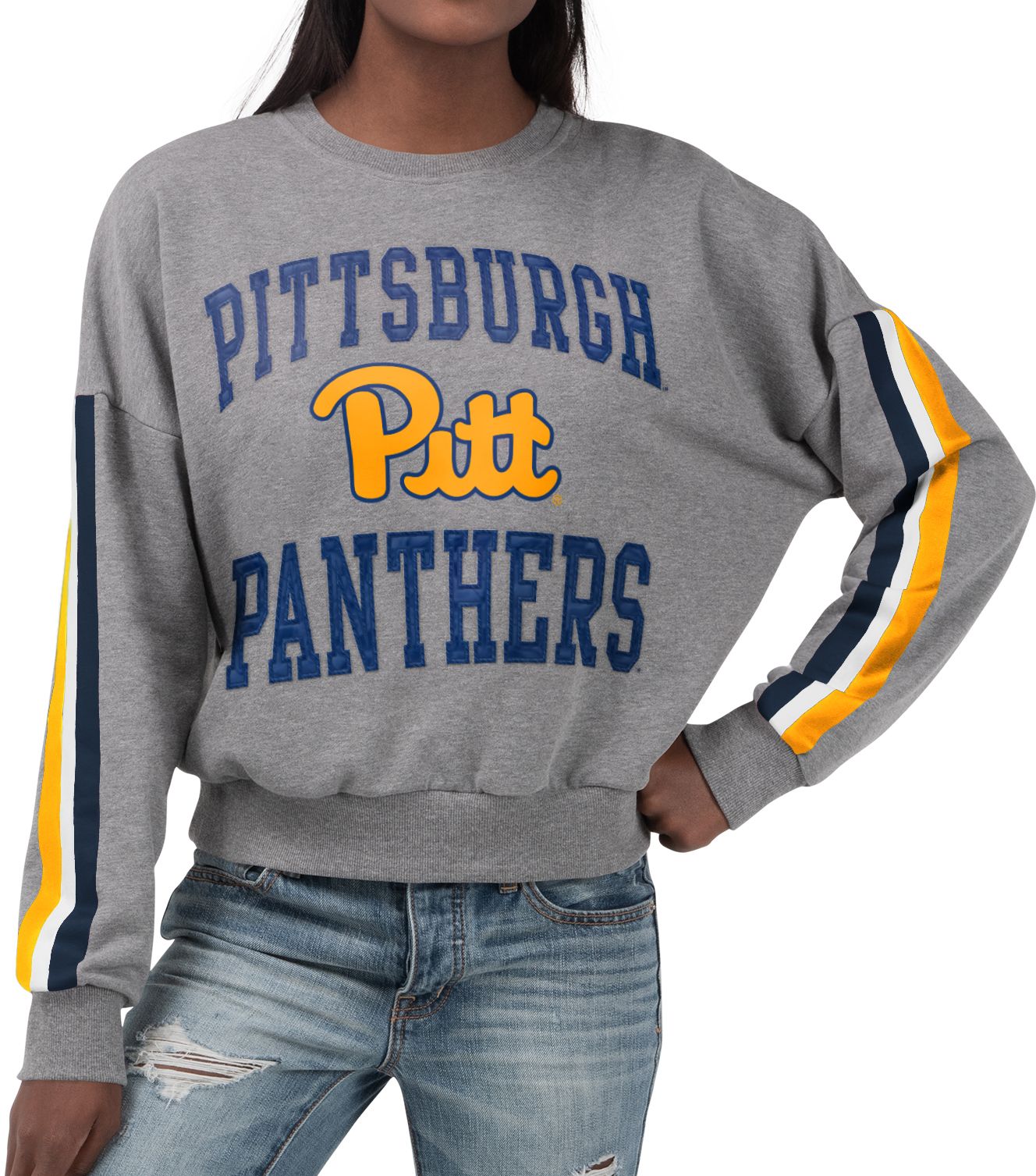 pitt panthers crewneck sweatshirt