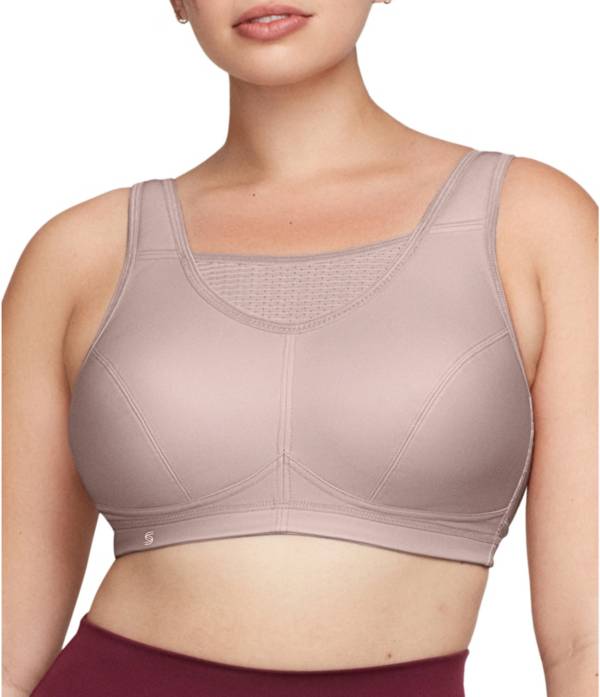 NEW 52K Glamorise Sport Bra Nude /Tan Wire-free NOWT