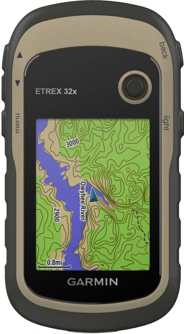 Garmin eTrex 32x, Outdoor Handheld GPS Unit, Altimeter and Compass Sensors,  Button Operated, Preloaded Maps, 2.2 Sunlight Readable Colour Display