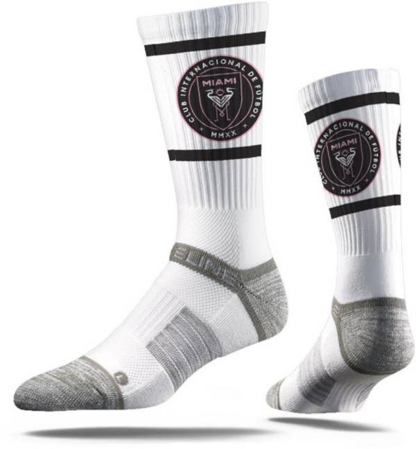 Strideline Inter Miami CF White Crew Socks