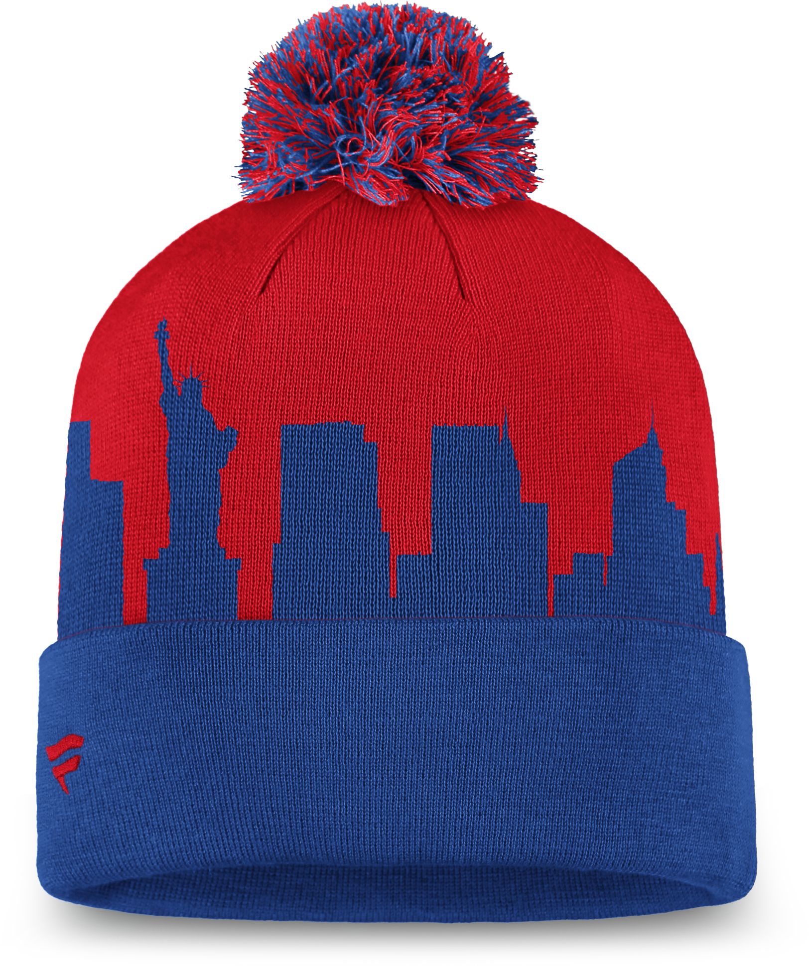 NHL Men's New York Rangers Hometown Royal Pom Knit Beanie product image