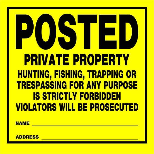 HME Private Property Signs product image