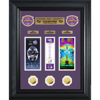 sorry, Highland Mint 2019 National Champions LSU Tigers Deluxe Ticket Frame is currently out of stock