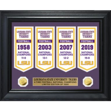sorry, Highland Mint 2019 National Champions LSU Tigers Gold Coin Deluxe Banner Collection is currently out of stock