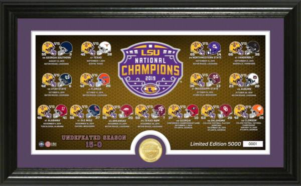 Highland Mint 2019 National Champions LSU Tigers Panoramic Bronze Coin Photo Mint