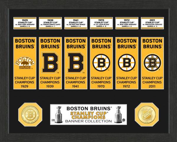 Highland Mint Boston Bruins Stanley Cup Banner Collection Photo Mint ...