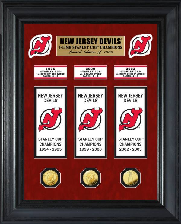 Highland Mint New Jersey Devils Stanley Cup Deluxe Banner Collection ...