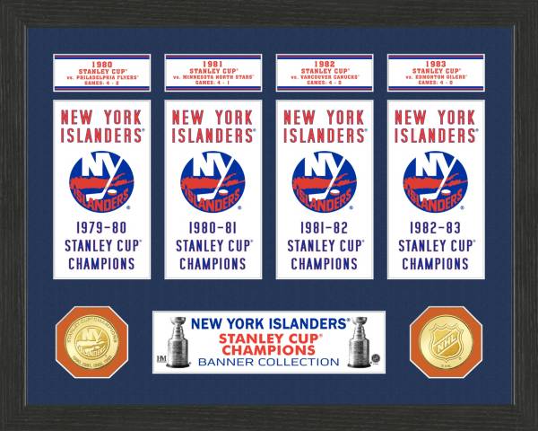 Highland Mint New York Islanders Stanley Cup Banner Collection Photo Mint product image