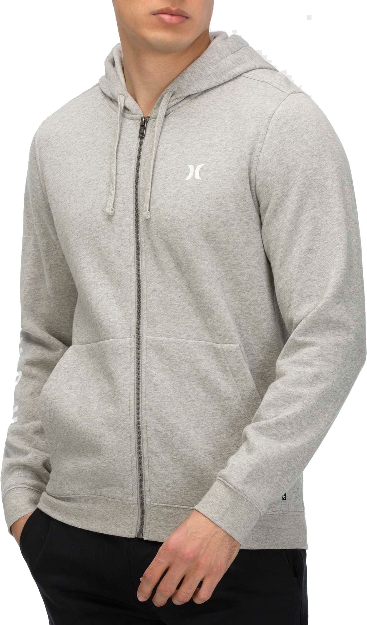 hurley zip hoodie