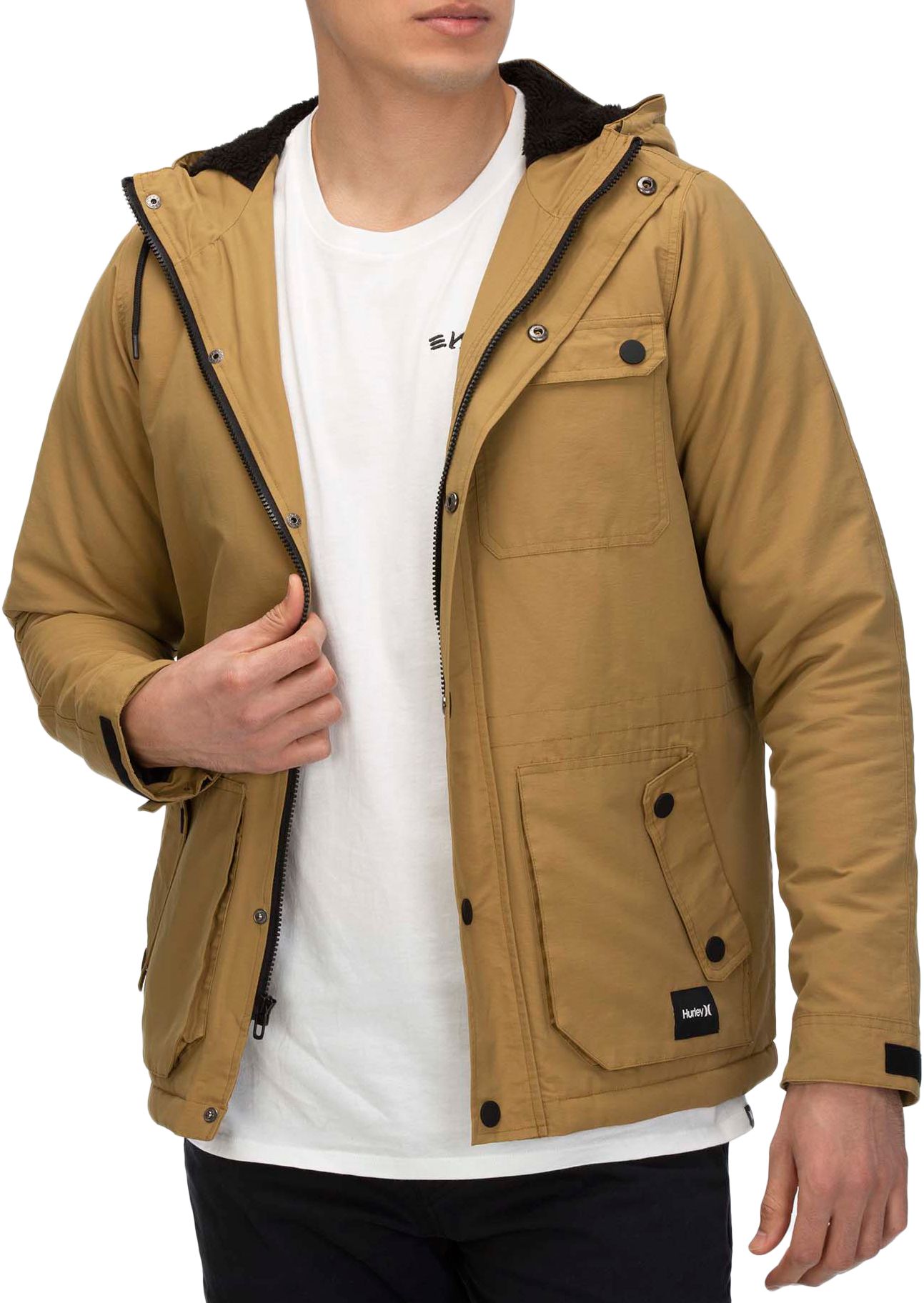 hurley hooded jacket