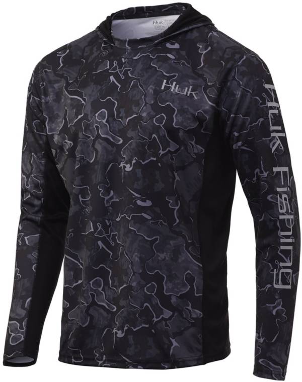 Huk Icon X Camo Long Sleeve Hooded Fishing Shirt | Dick's Sporting Goods