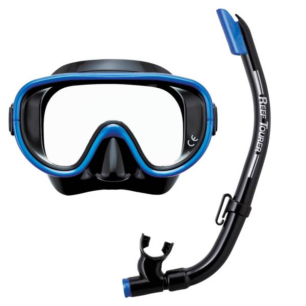 Reef Tourer Adult Single-Window Mask & Snorkel Combo Set product image