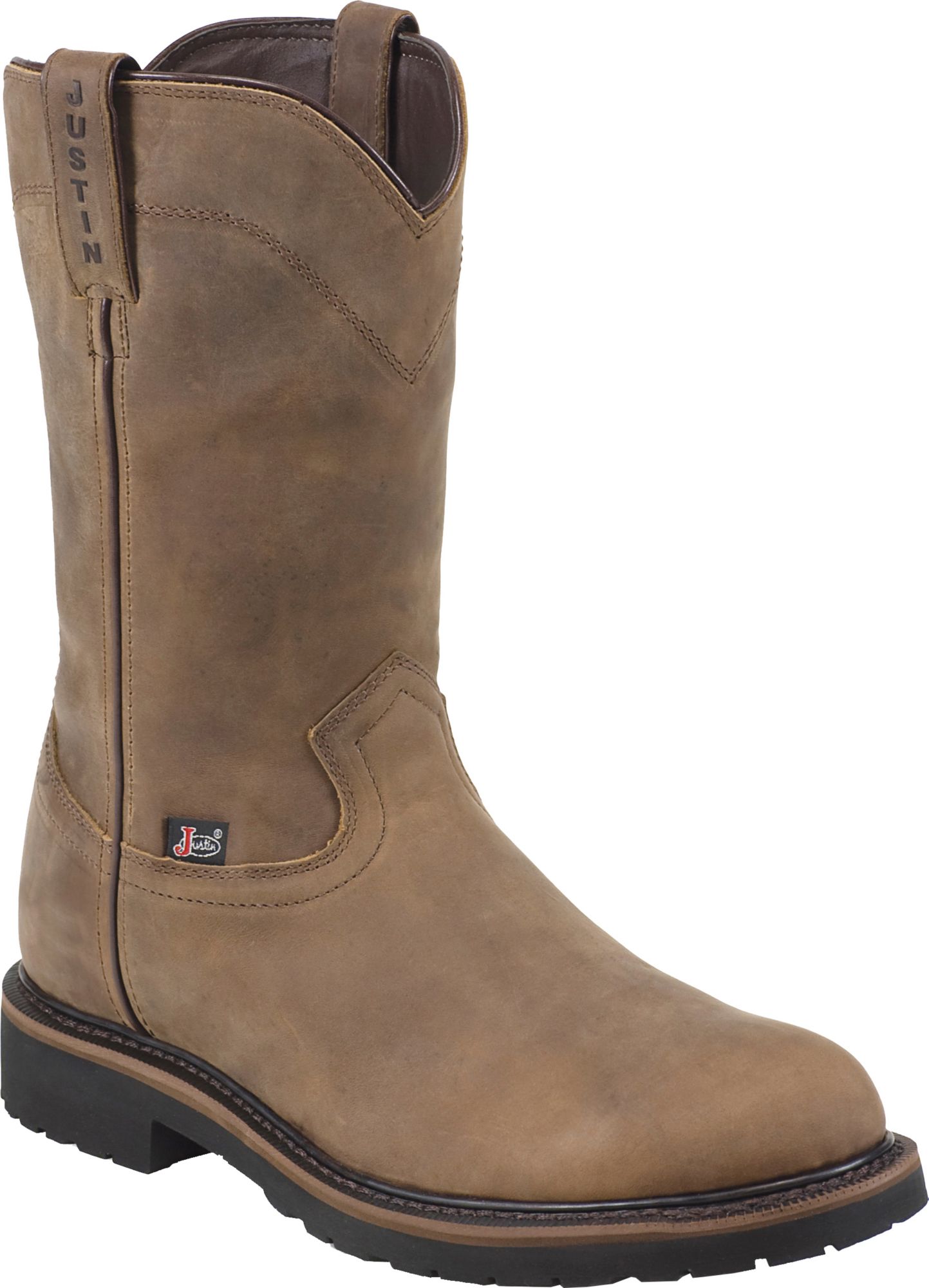 justin men's steel toe boots