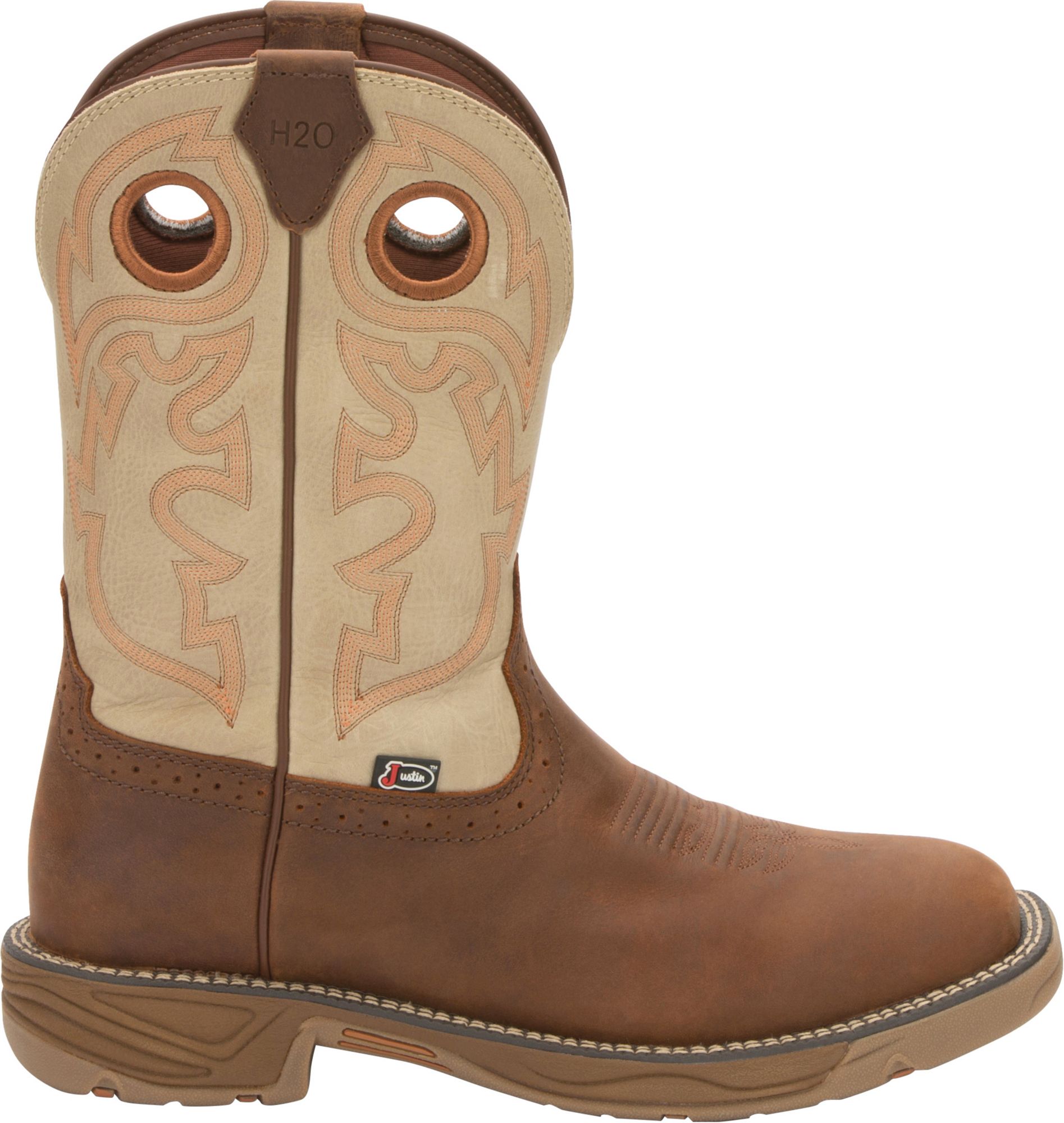 justin stampede boots womens