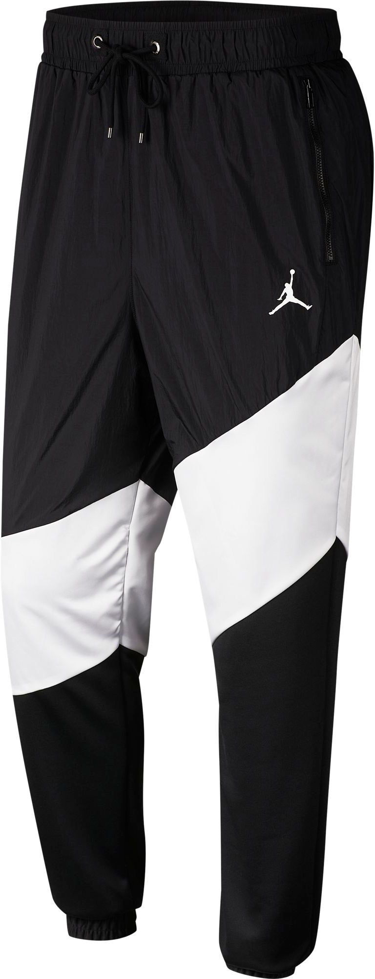 black and white jordan sweatpants