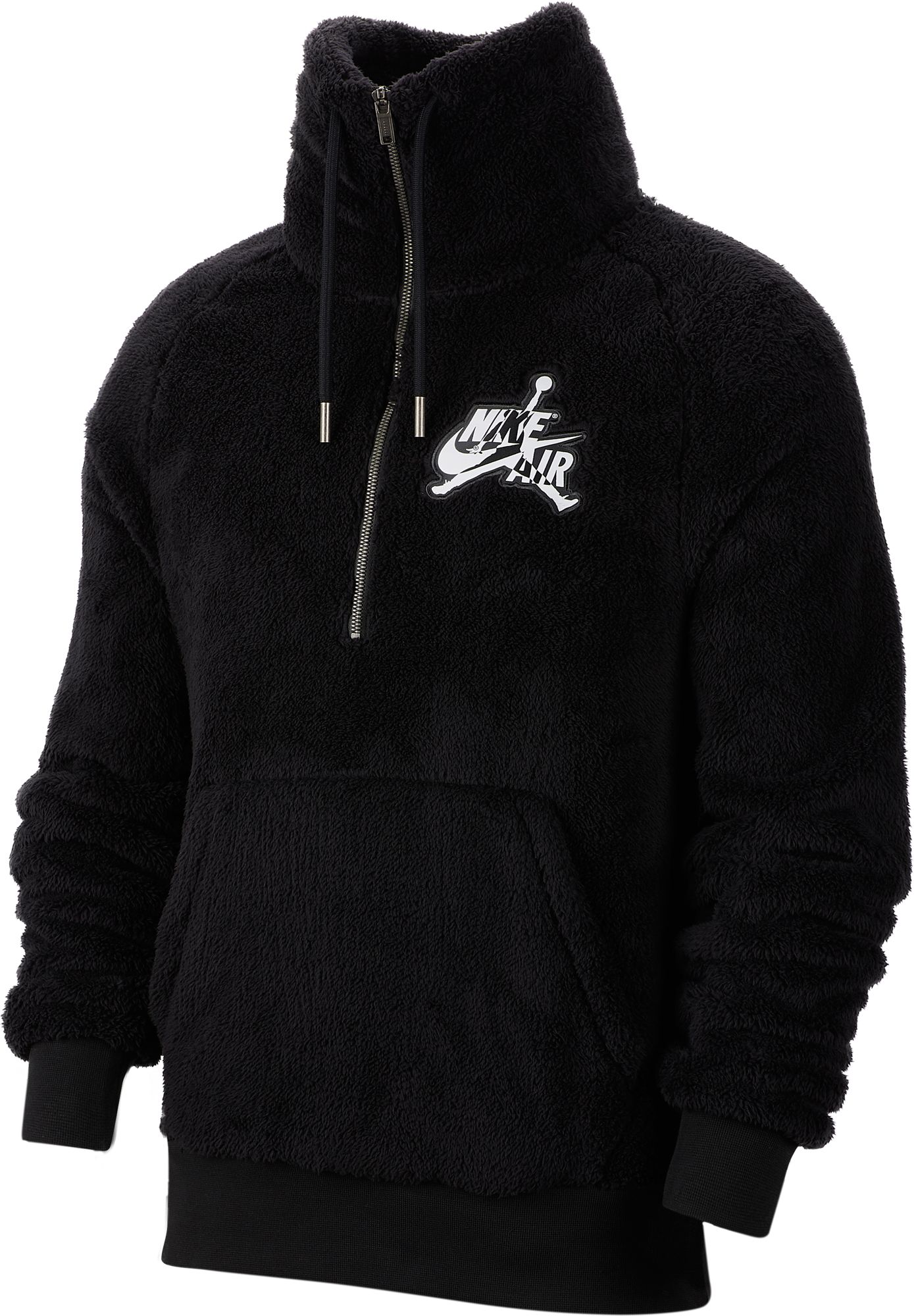 air jordan wings sherpa solid pullover hoodie