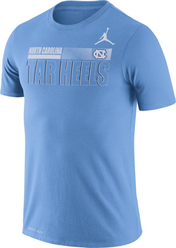 Jordan Men's North Carolina Tar Heels Carolina Blue Legend Team Issue Football T-Shirt