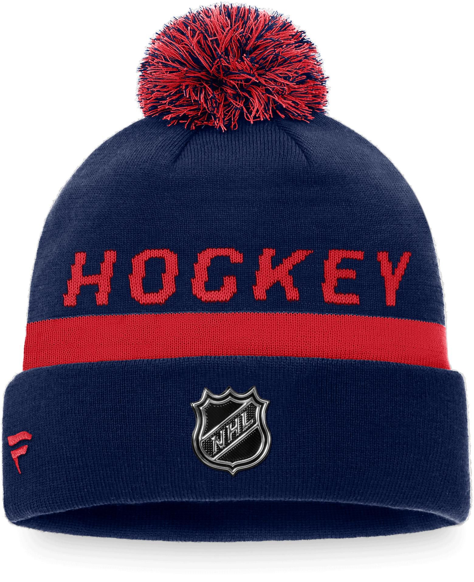 NHL Columbus Blue Jackets Authentic Pro Locker Room Pom Knit Beanie product image
