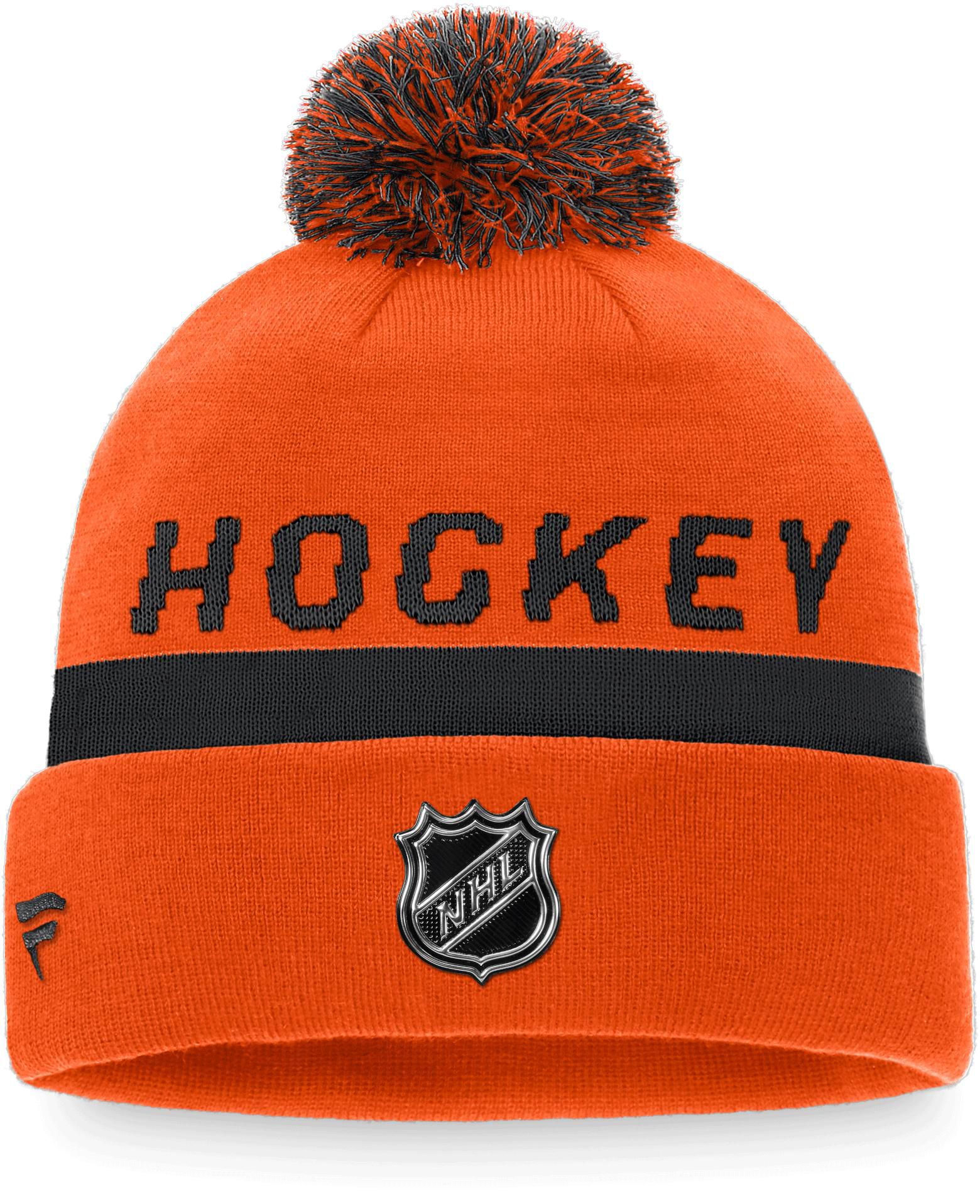 NHL Philadelphia Flyers Authentic Pro Locker Room Pom Knit Beanie product image
