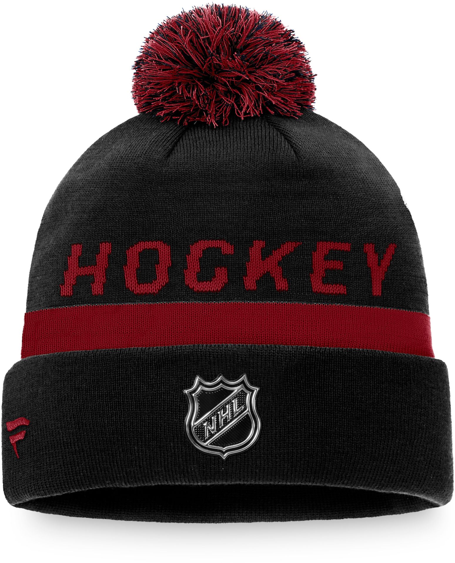 NHL Arizona Coyotes Authentic Pro Locker Room Pom Knit Beanie product image