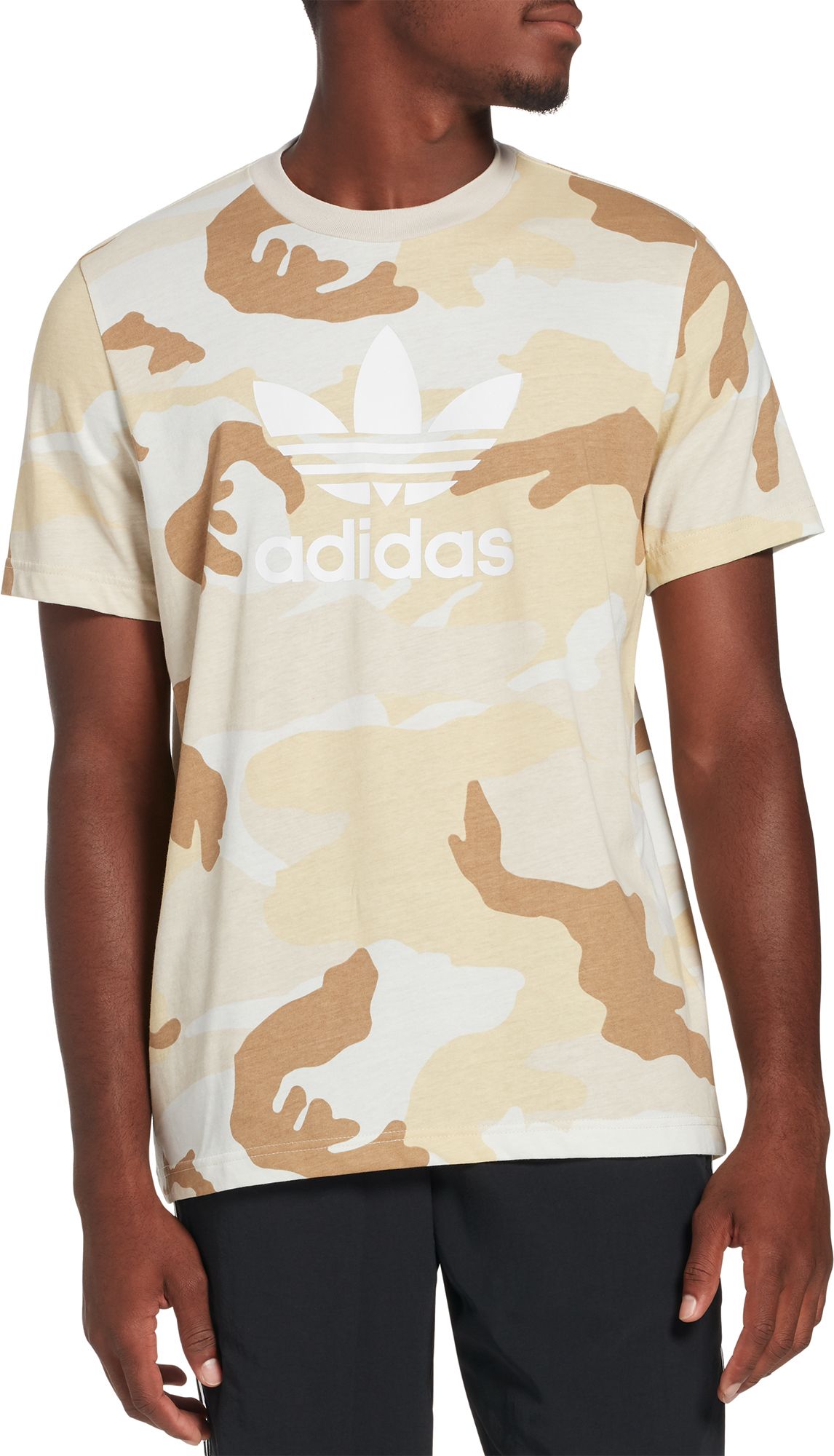 adidas camo trefoil t shirt