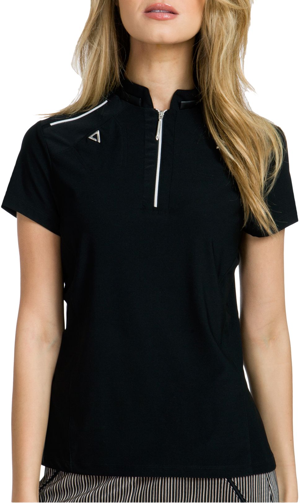 mock collar golf shirt