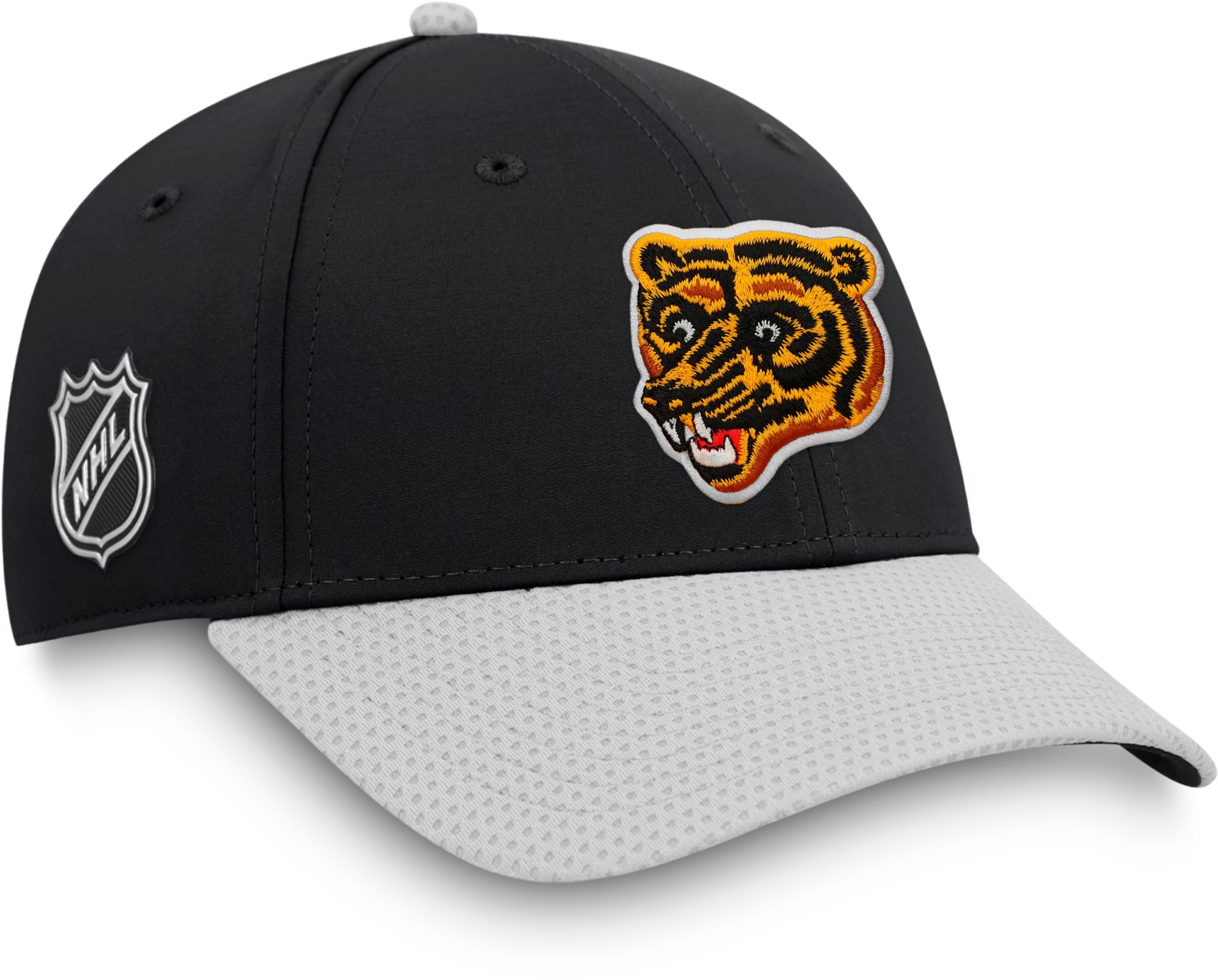 NHL Men's Boston Bruins Special Edition Logo Stretch Fit Black Hat product image