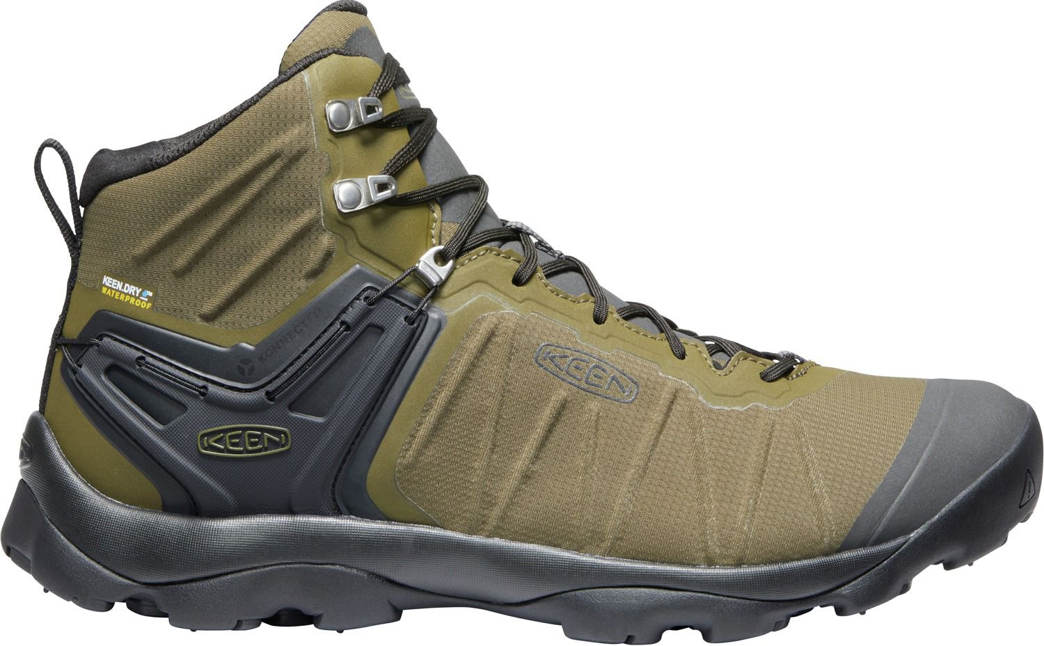 KEEN Venture Vent Lace Up Dark Olive Hiking Boots Shoes *MULTIPLE SIZES*
