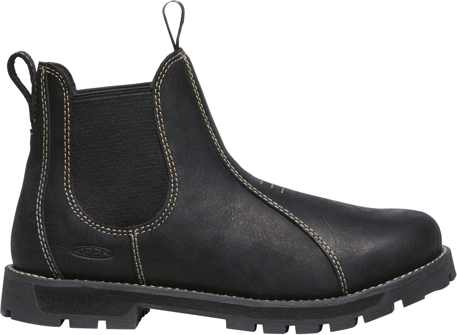 keen work boots slip on