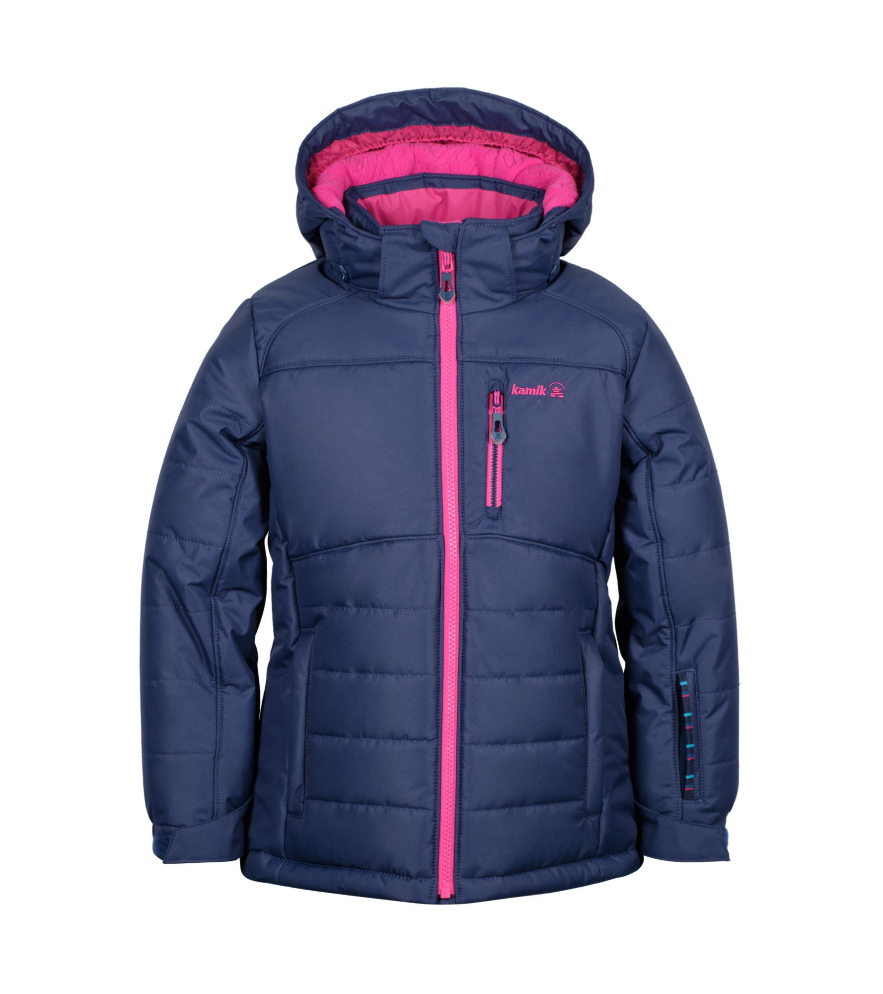 girls navy winter jacket