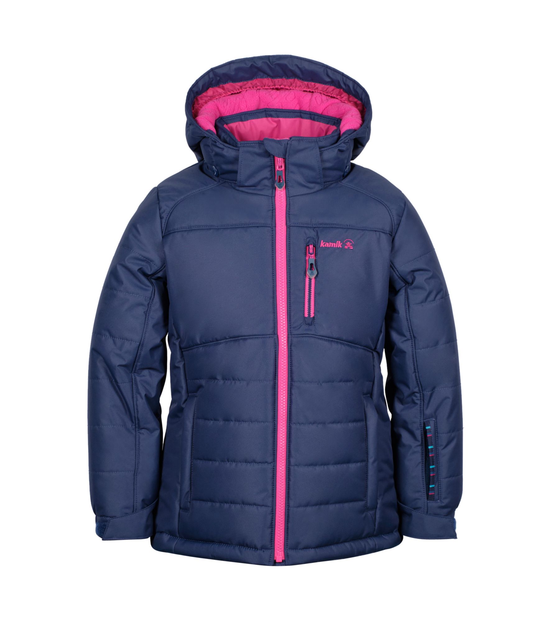 girls blue winter coat