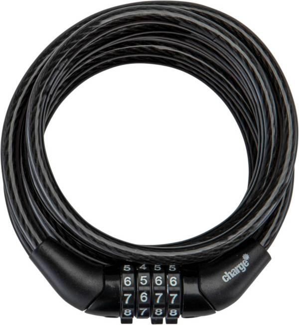 Charge 6' x 6mm Number Combination Cable Lock | DICK'S Sporting Goods