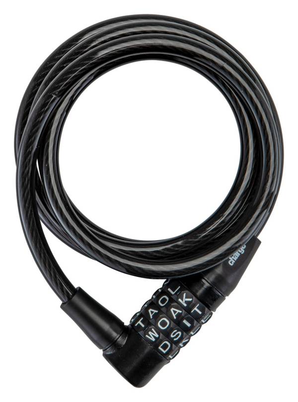 Bike Street Combination Bike Lock Cable 8mm x 6' Combo Flexible w/ Mounting New