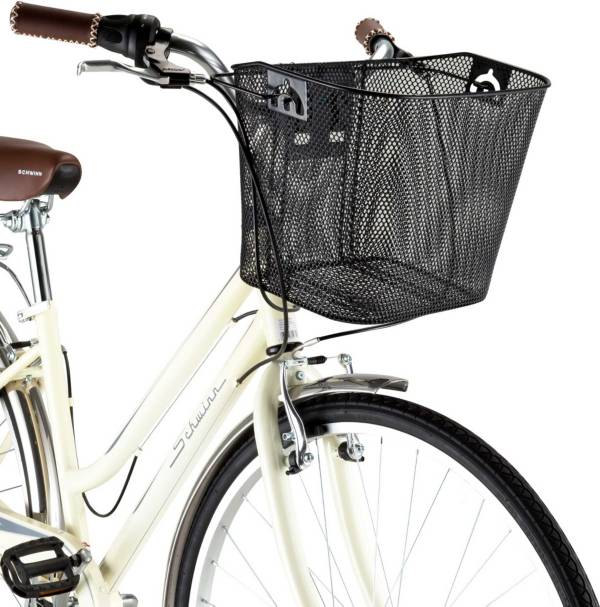 Schwinn signature deluxe quick store release handlebar bike basket