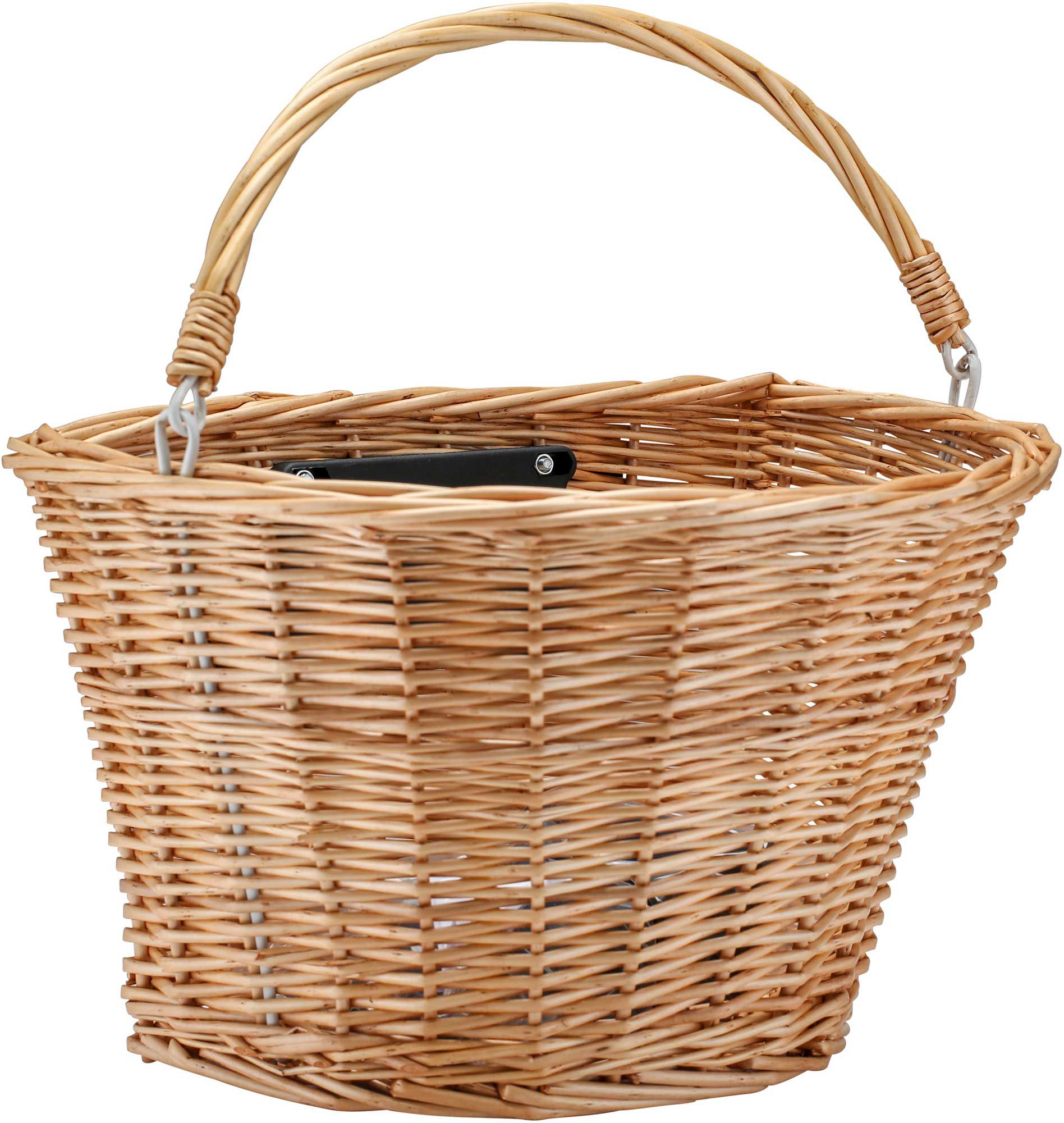 wicker bike basket