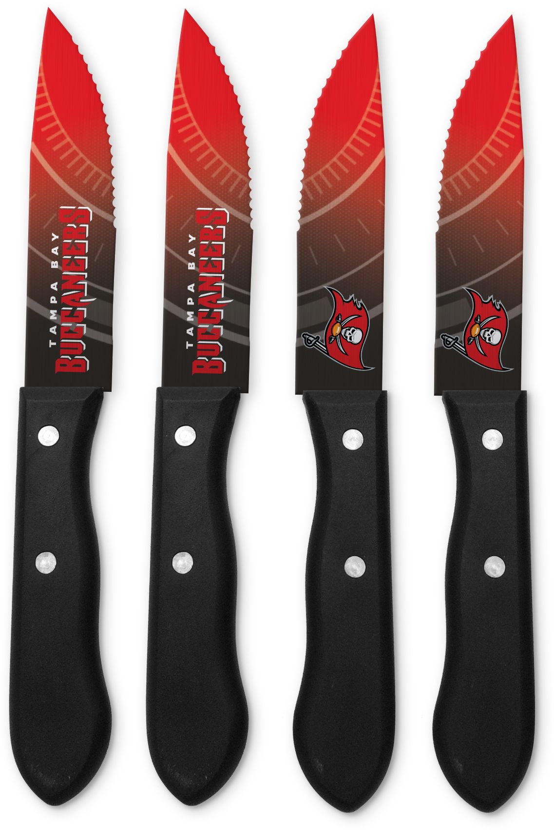 Sports Vault Tampa Bay Buccaneers Steak Knives