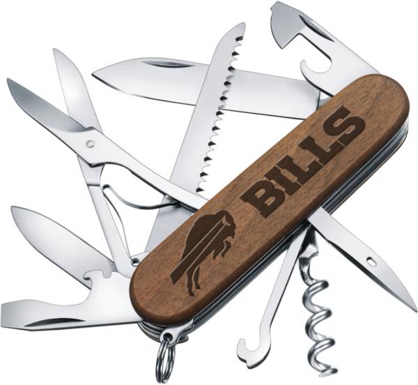 Sports Vault Buffalo Bills Classic Wood Pocket Multi-Tool