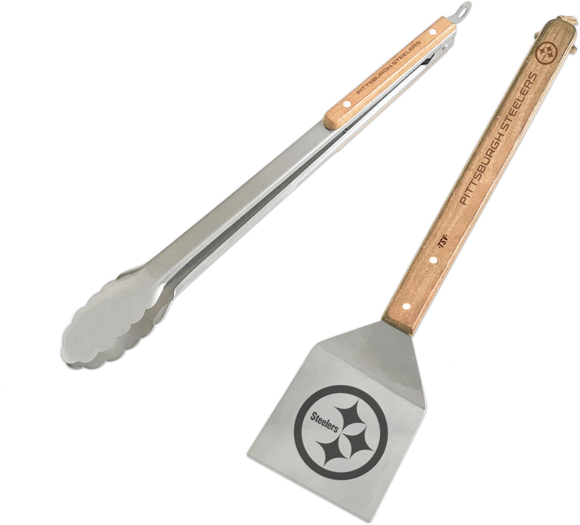 Sports Vault Pittsburgh Steelers Two Piece BBQ Utensil Set