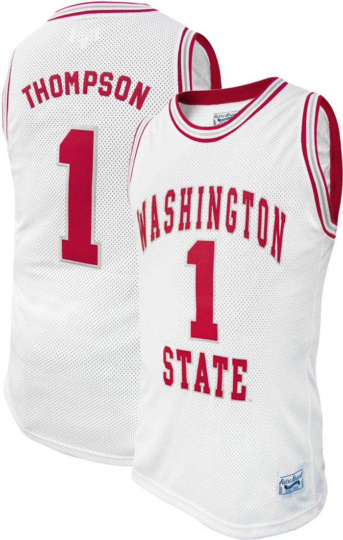 Original Retro Brand Men's Klay Thompson Washington State Cougars #1 Retro  Basketball White Jersey