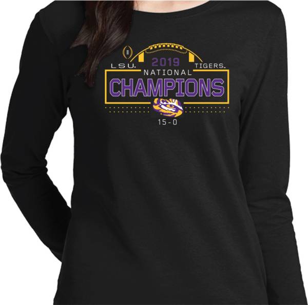 The Victory Women's 2019 National Champions LSU Tigers Long Sleeve T-Shirt