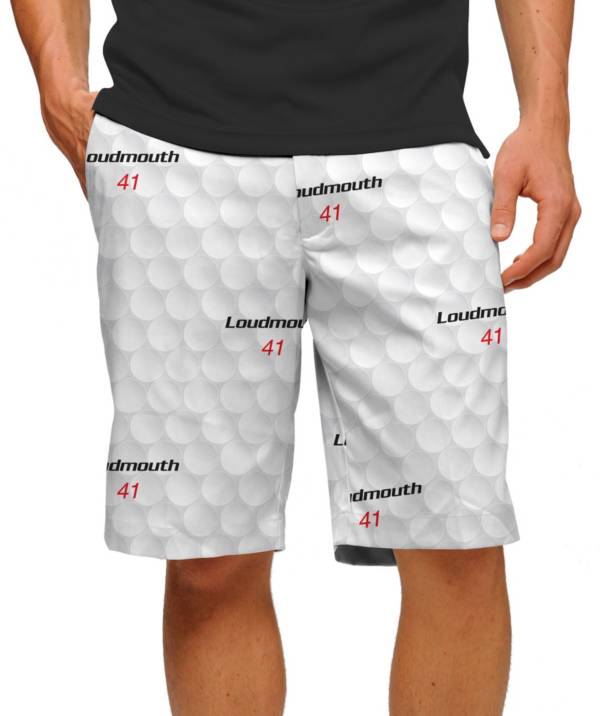 Loudmouth Men's Big Golf Ball Stretch Tech Golf Shorts Dick's