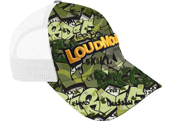 Loudmouth Golf Camo Trucker Golf Hat