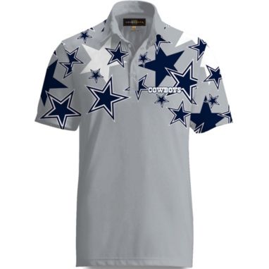 sorry, Loudmouth Golf Men's Dallas Cowboys Fancy Silver Polo is currently out of stock