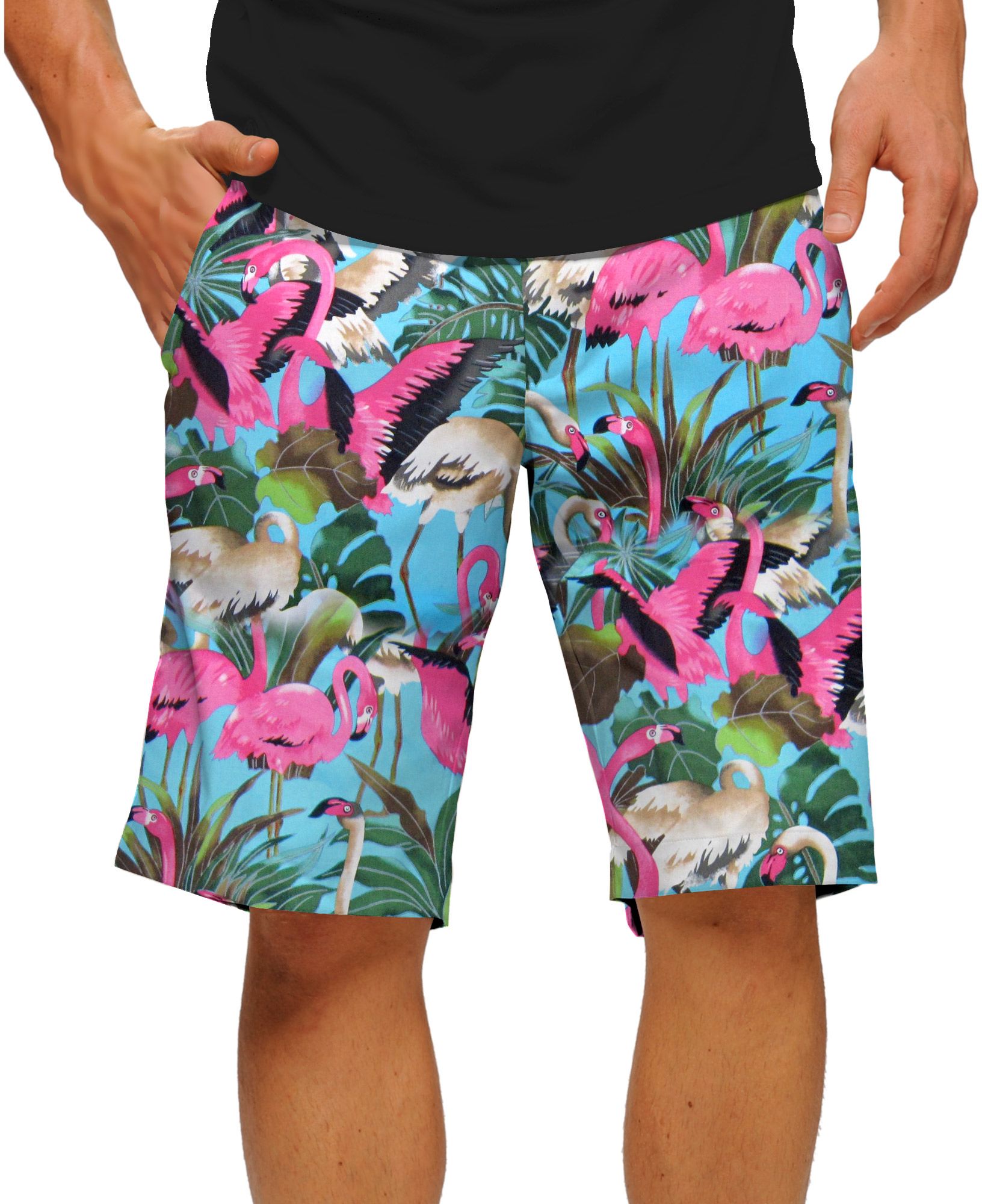 hot pink golf shorts