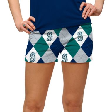 sorry, Loudmouth Golf Women's Seattle Mariners Navy Argyle Performance Shorts is currently out of stock