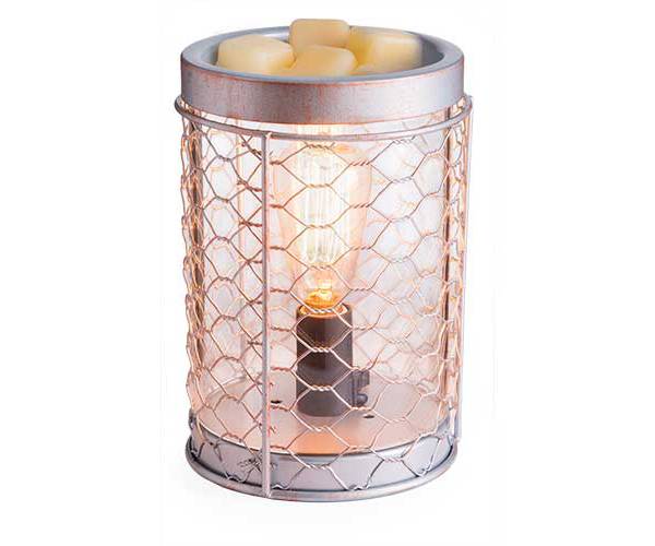 Candle Warmers Etc. Chicken Wire Edison Bulb Illumination