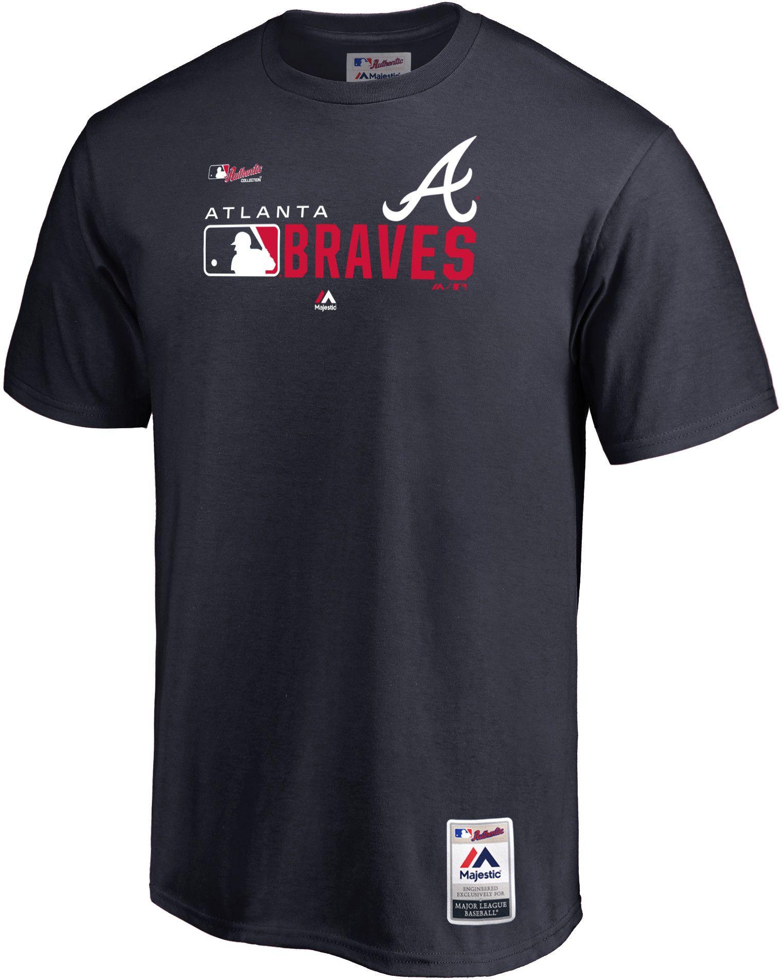 atlanta braves button up jersey